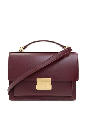 GOLDEN GOOSE Burgundy Leather Handbag for Women - FW24 Collection