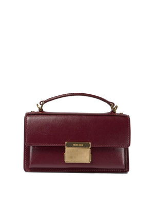 GOLDEN GOOSE Maroon Venezia Small Leather Handbag for Women Fall/Winter 2024