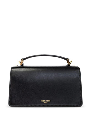 GOLDEN GOOSE Black Venezia Small Leather Handbag for Women FW24