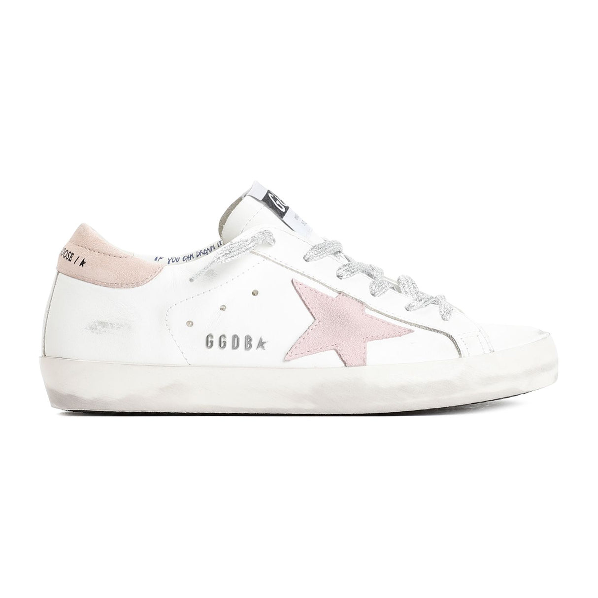 GOLDEN GOOSE Women's Mixed Colours Leather Super-Star Sneakers for SS24