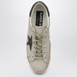 GOLDEN GOOSE Star Detail Sneakers with Snakeskin Accents