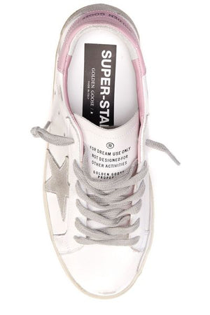 GOLDEN GOOSE Effortlessly Cool: Distressed Canvas Sneakers for Fashion-Forward Women