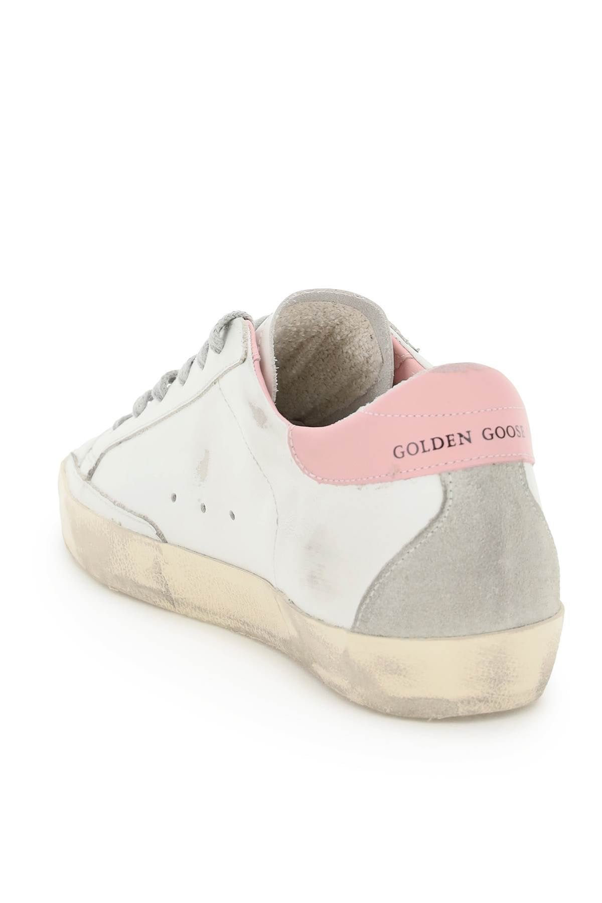 GOLDEN GOOSE Effortlessly Cool: Distressed Canvas Sneakers for Fashion-Forward Women