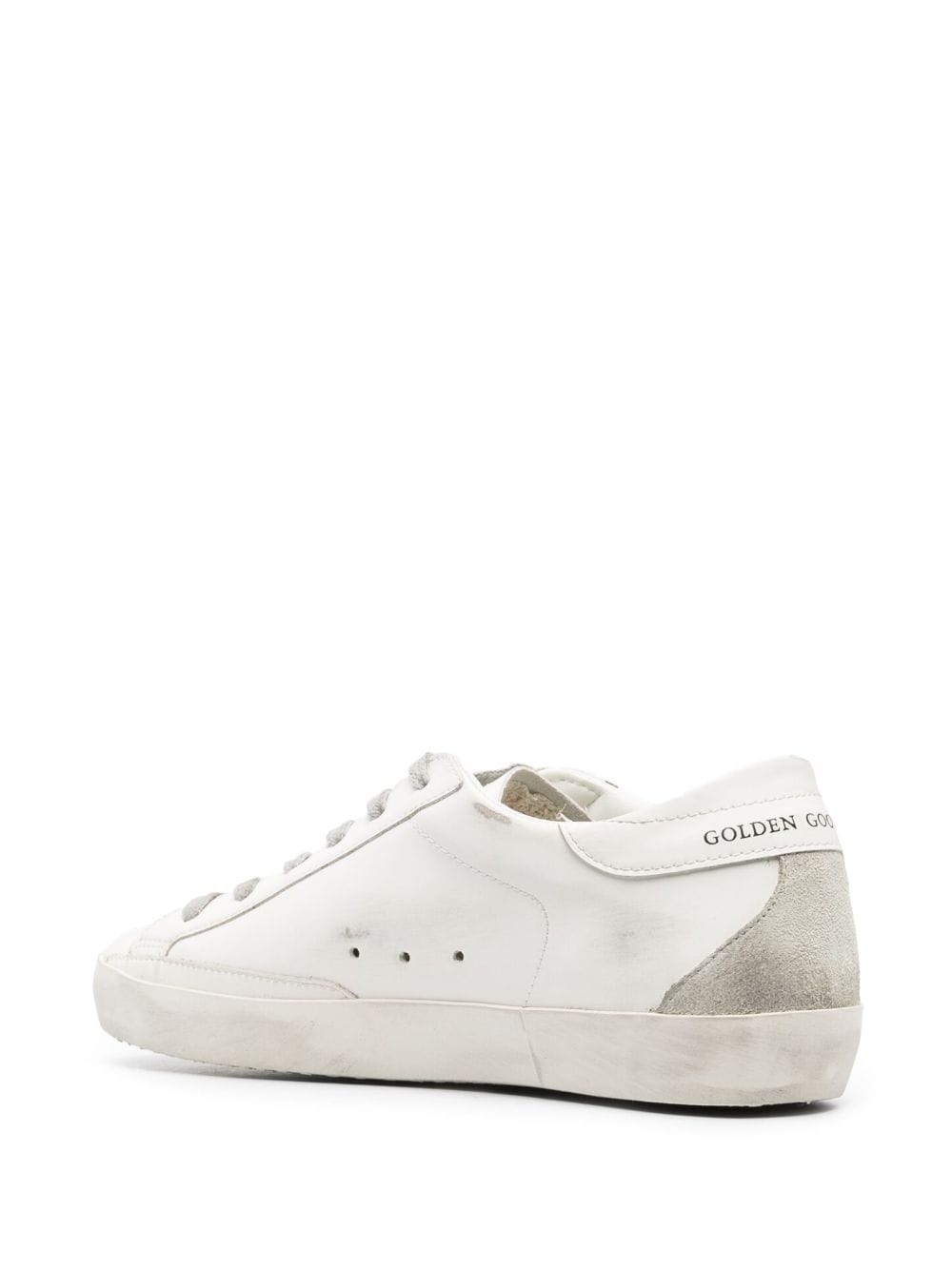 GOLDEN GOOSE Eco-Friendly Women's Super-Star Sneakers - White/Ice