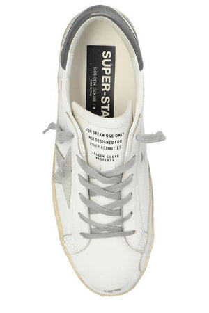 GOLDEN GOOSE Super-Star Distressed Leather Sneakers