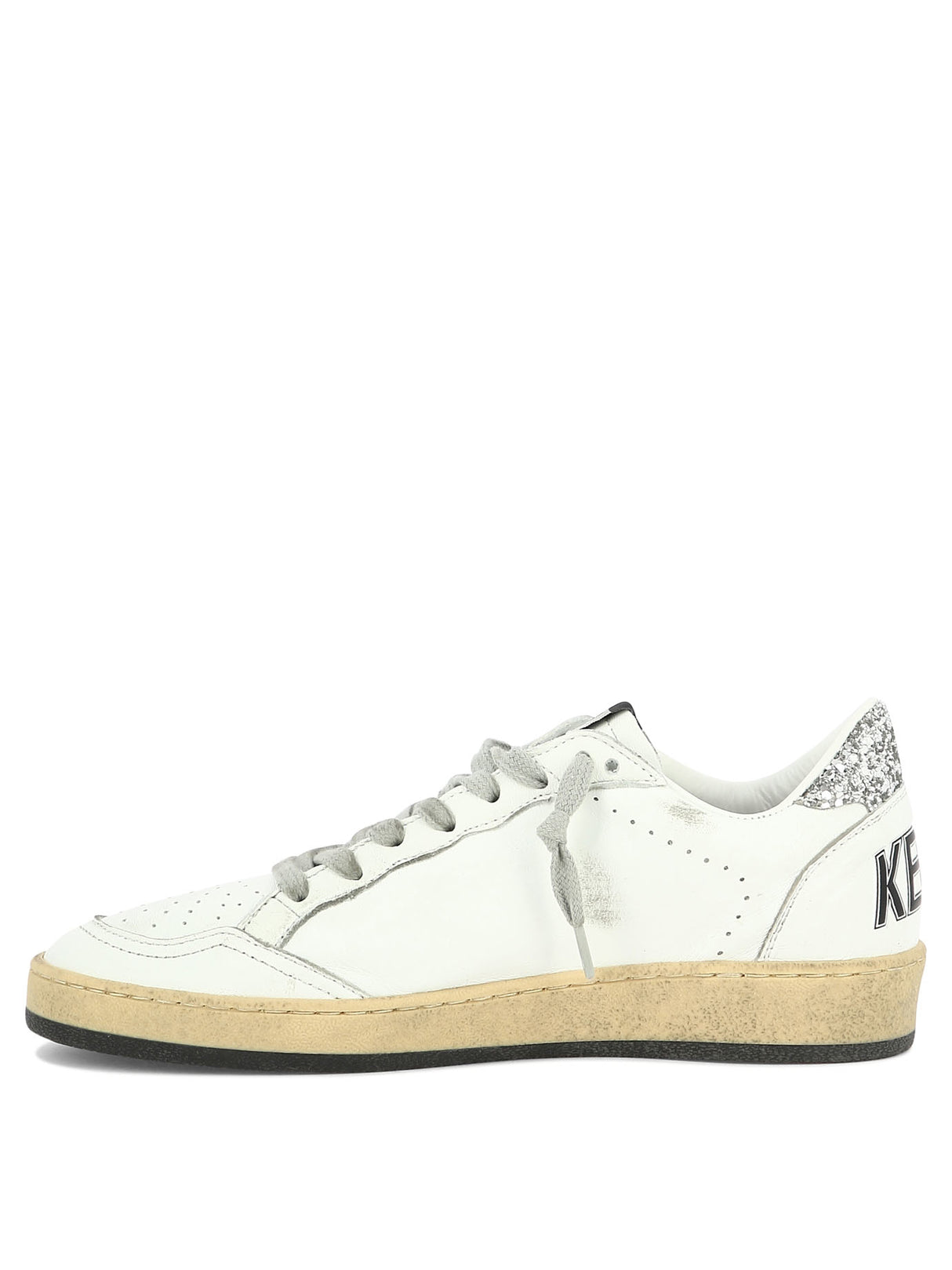 GOLDEN GOOSE Metallic Low-Top Sneakers with Glitter Detailing for Women