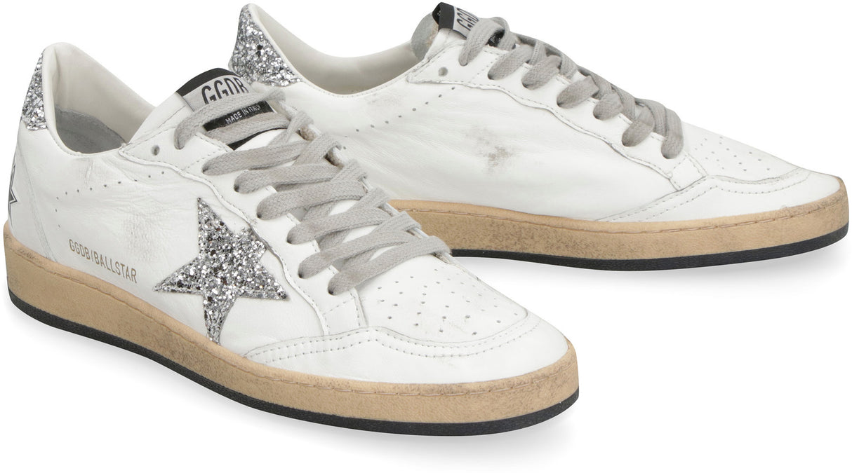 GOLDEN GOOSE Women's Leather Ball Star Sneakers