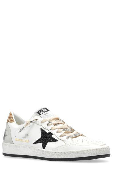 GOLDEN GOOSE Luxury Ballstar White Leather Sneakers for Women