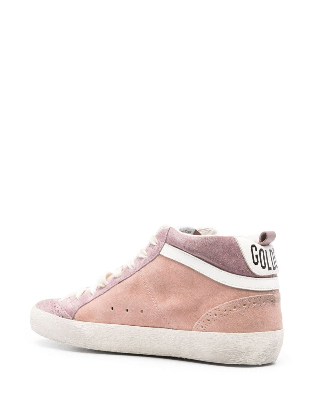 GOLDEN GOOSE Twilight Mauve Mid Star Sneakers