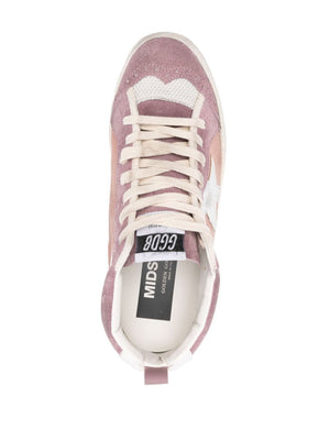 GOLDEN GOOSE Twilight Mauve Mid Star Sneakers