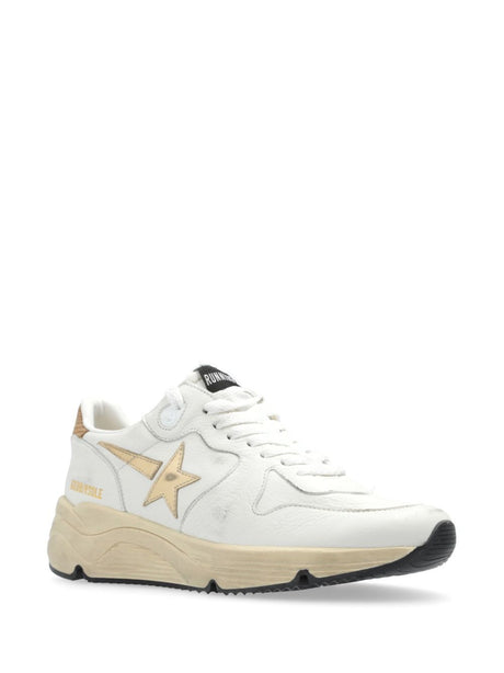 GOLDEN GOOSE Running Sole Sneakers with Laminated Star and Exotic Heel Tab