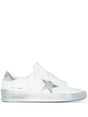 GOLDEN GOOSE Distressed Metallic Sneaker with Star for Women