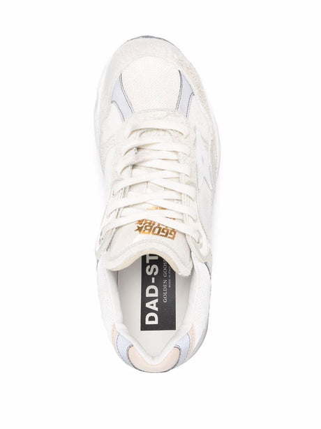 GOLDEN GOOSE Women's Lace-Up Sneakers with White Leather Panel Design