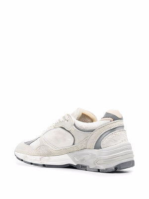 GOLDEN GOOSE Women's Lace-Up Sneakers with White Leather Panel Design