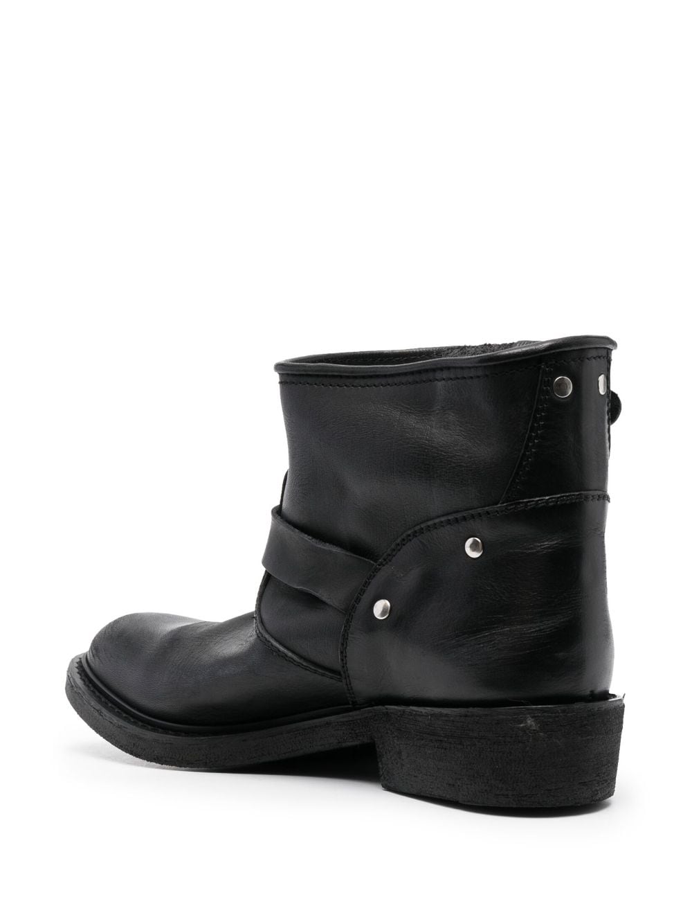 GOLDEN GOOSE Chic Rebel Leather Ankle Boots