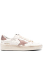 GOLDEN GOOSE Distressed Leather Panelled Flat Shoes - Size 42