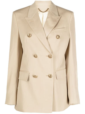 GOLDEN GOOSE Double-Breasted Virgin Wool Blazer Jacket for Women