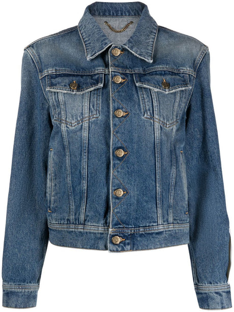 GOLDEN GOOSE Blue Denim Jacket for Women - 2024 Collection