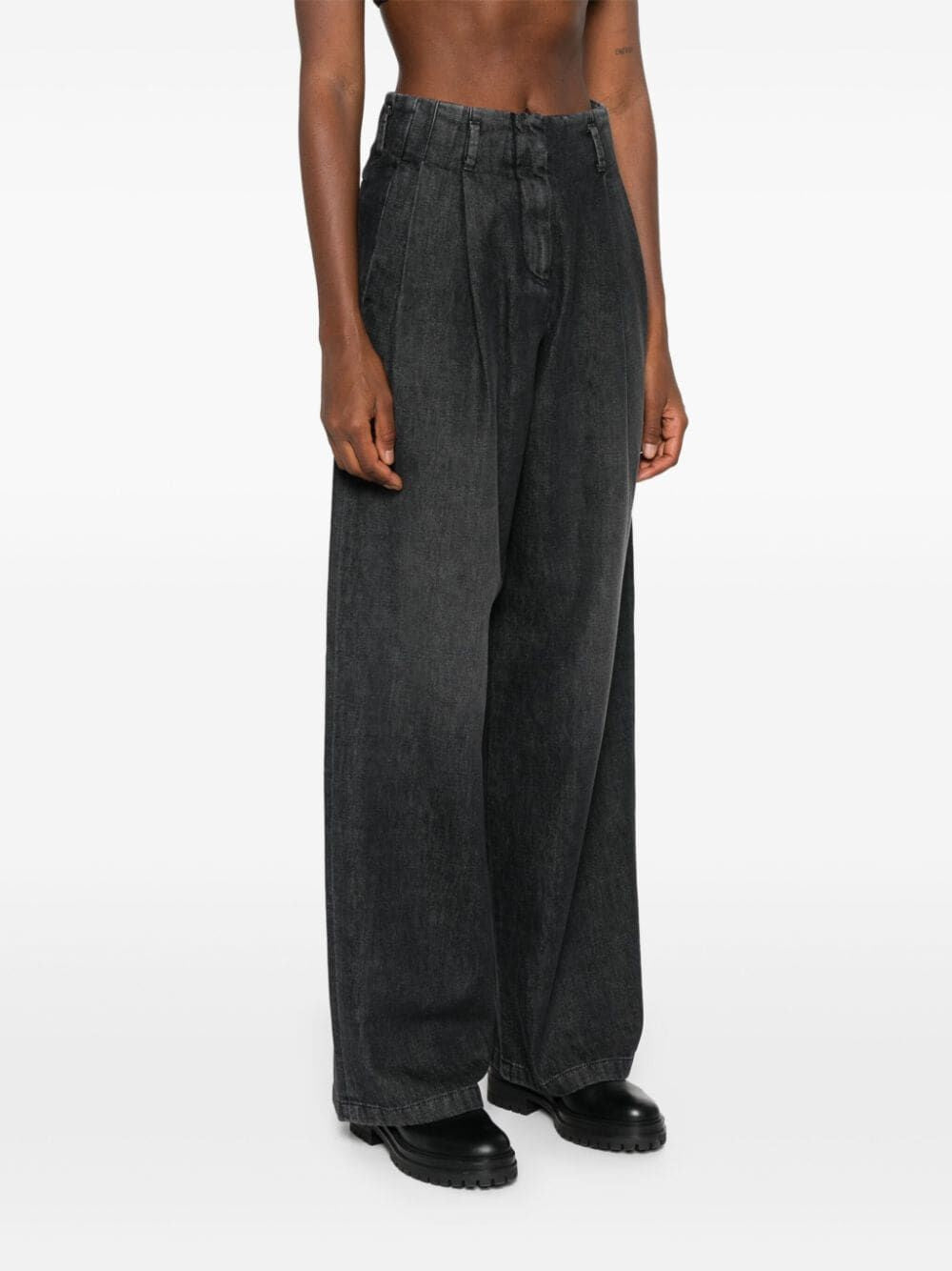 GOLDEN GOOSE Wide Leg Journey Pants for Women - Fall 2024