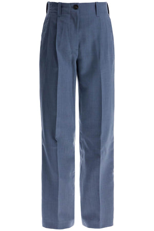 GOLDEN GOOSE Elegant Soft Wool Trousers with Straight Leg Design