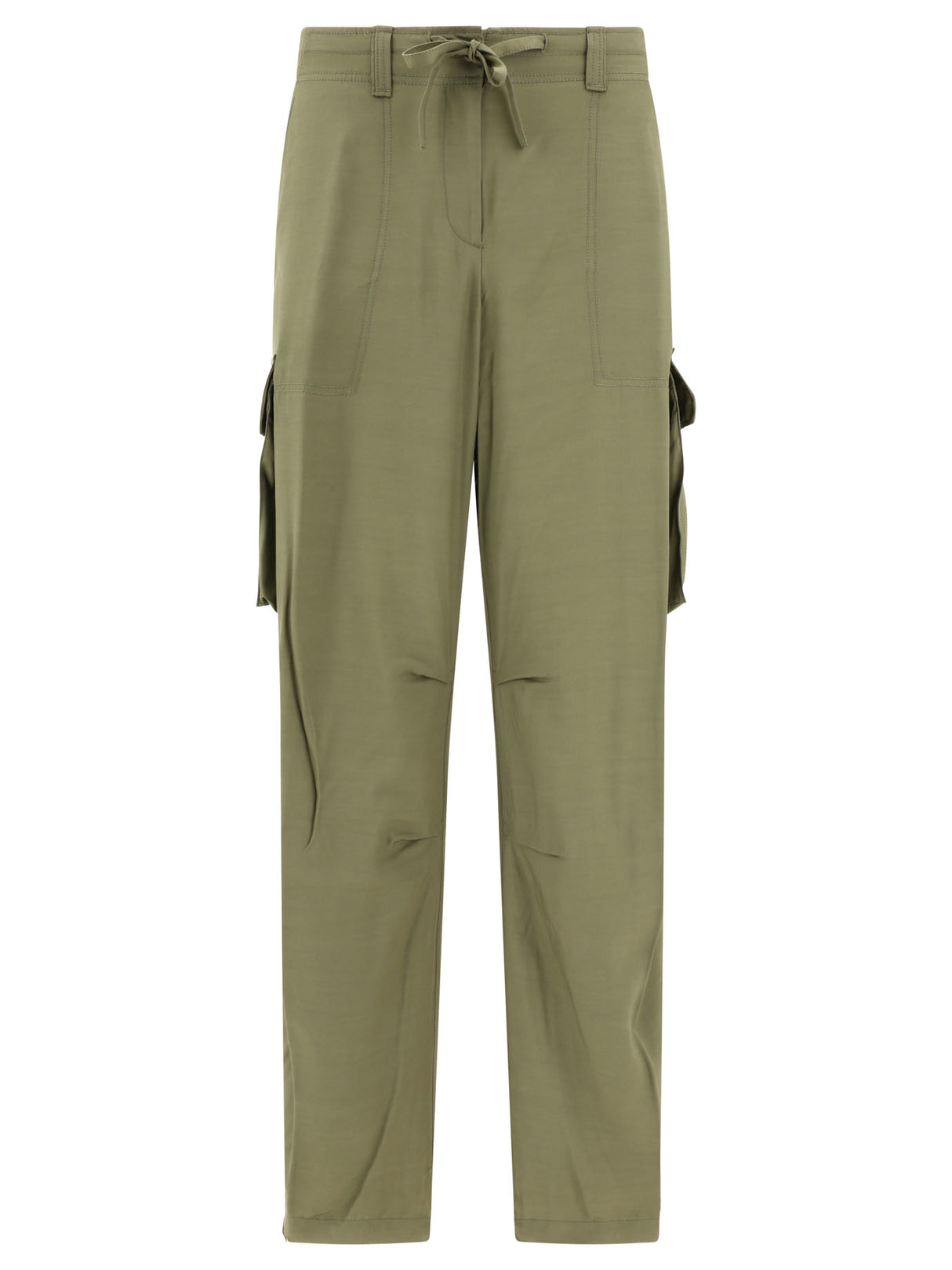 GOLDEN GOOSE Gold Straight Pants for Women - 24SS Collection