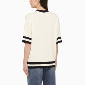 GOLDEN GOOSE Luxurious Lou Short Sleeve Pullover with Pocket