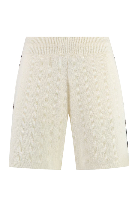 GOLDEN GOOSE Ivory Knit Shorts for Women - SS24 Collection