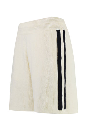 GOLDEN GOOSE Ivory Knit Shorts for Women - SS24 Collection