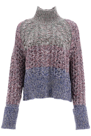 GOLDEN GOOSE Luxurious High-Neck Wool Blend Sweater