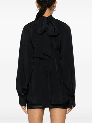 GOLDEN GOOSE Chic Journey Blouse with Bow-Tie