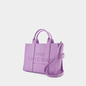 MARC JACOBS Elegant Medium Leather Tote in Regal Purple