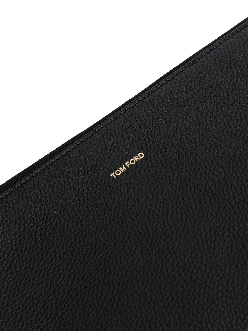 TOM FORD Soft Grain Leather Zip Around Portfolio