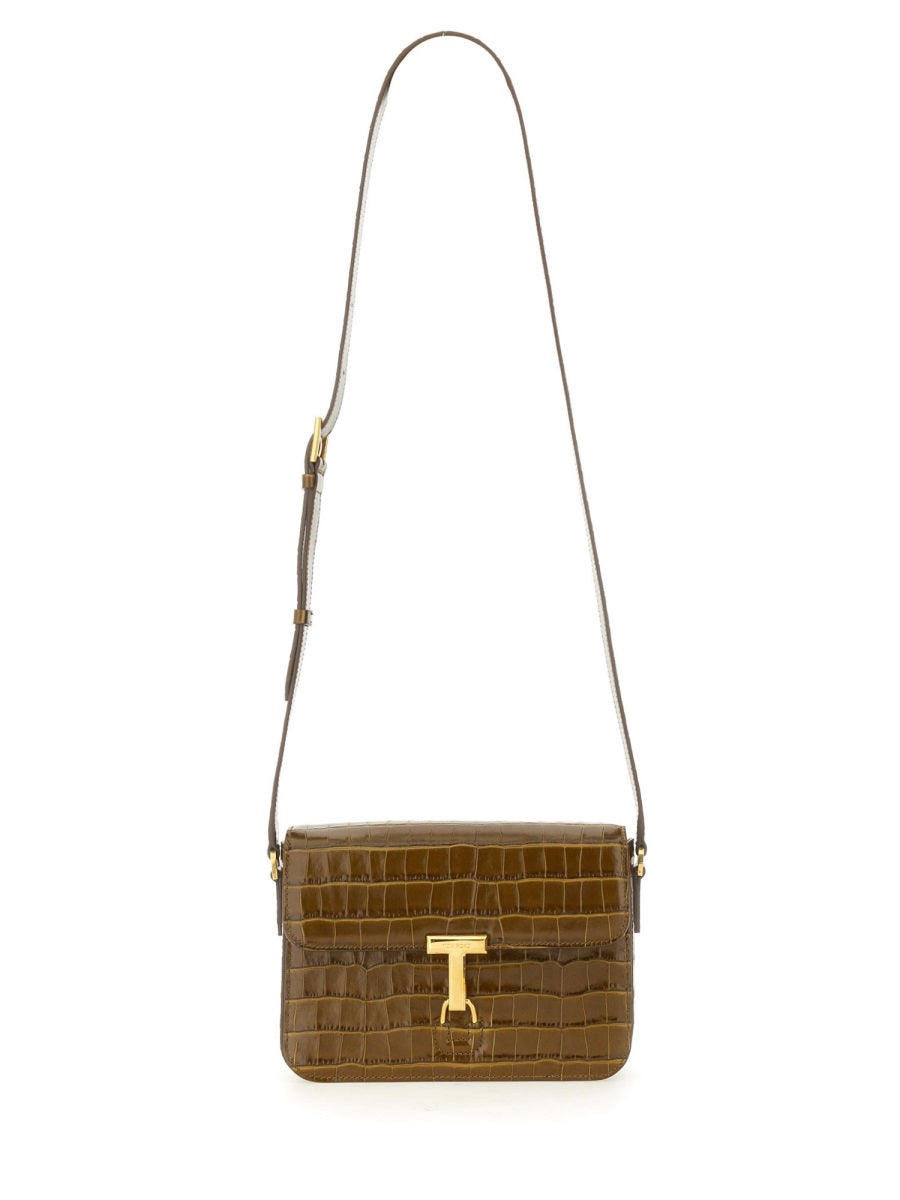 TOM FORD Crafted Leather Crossbody Handbag