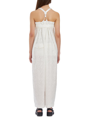 COMME DES GARÇONS Floral Embroidered Wide-Fit Women's Jumpsuit | SS24 Collection