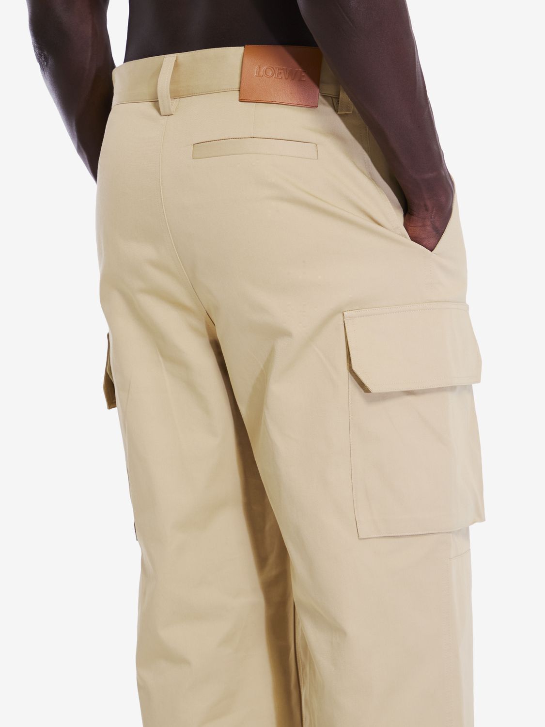 LOEWE Classic Beige Cargo Trousfers — Regular Fit