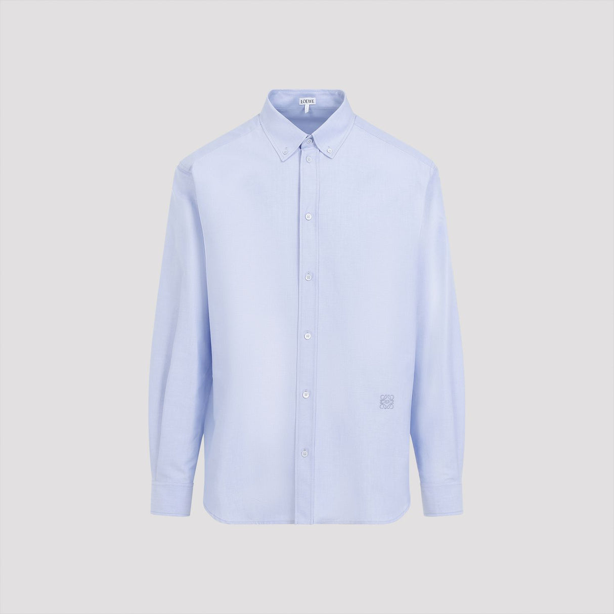 LOEWE Elegant Blue Cotton Shirt