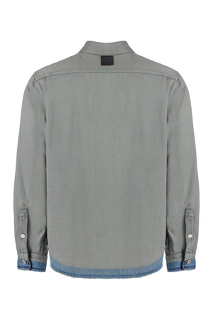 LOEWE Fashionable Men's Gray Denim Shirt | FW24 Collection