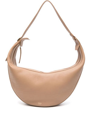 KHAITE Augustina Pebbled Leather Hobo Handbag