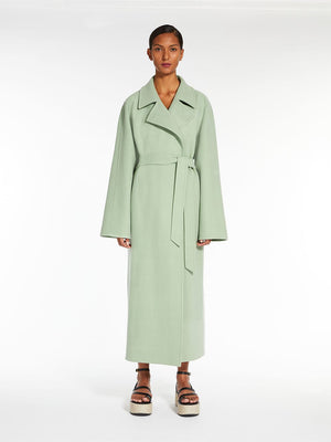 MAX MARA Women's Green Outer Coat for 2024 Spring/Summer Season