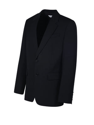 AMI PARIS Elegant Black Single-Breasted Blazer