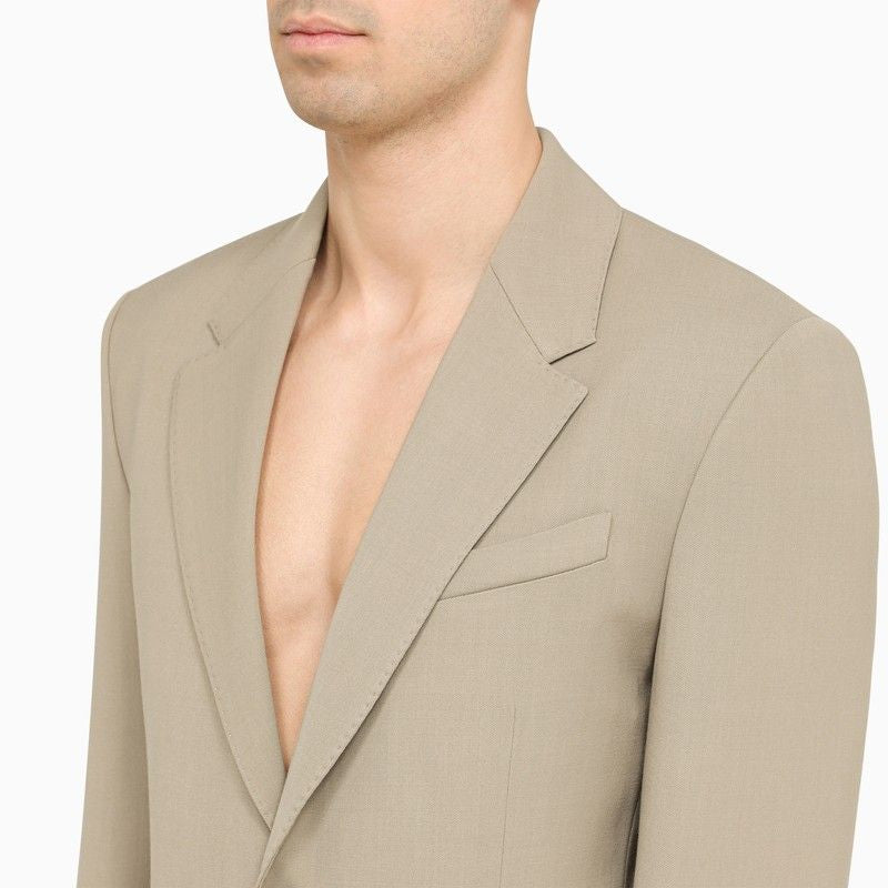 AMI PARIS Sophisticated Tan Blazer for Men – SS24 Collection