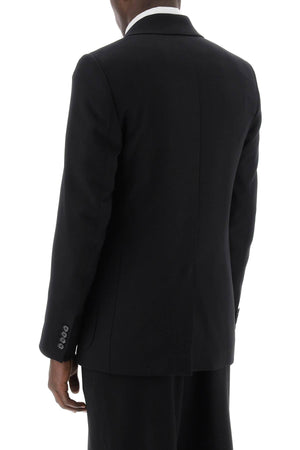 AMI PARIS Elegant Double-Breasted Black Blazer