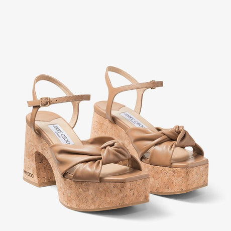 JIMMY CHOO Stylish Biscuit Wedges for Women - SS24 Collection