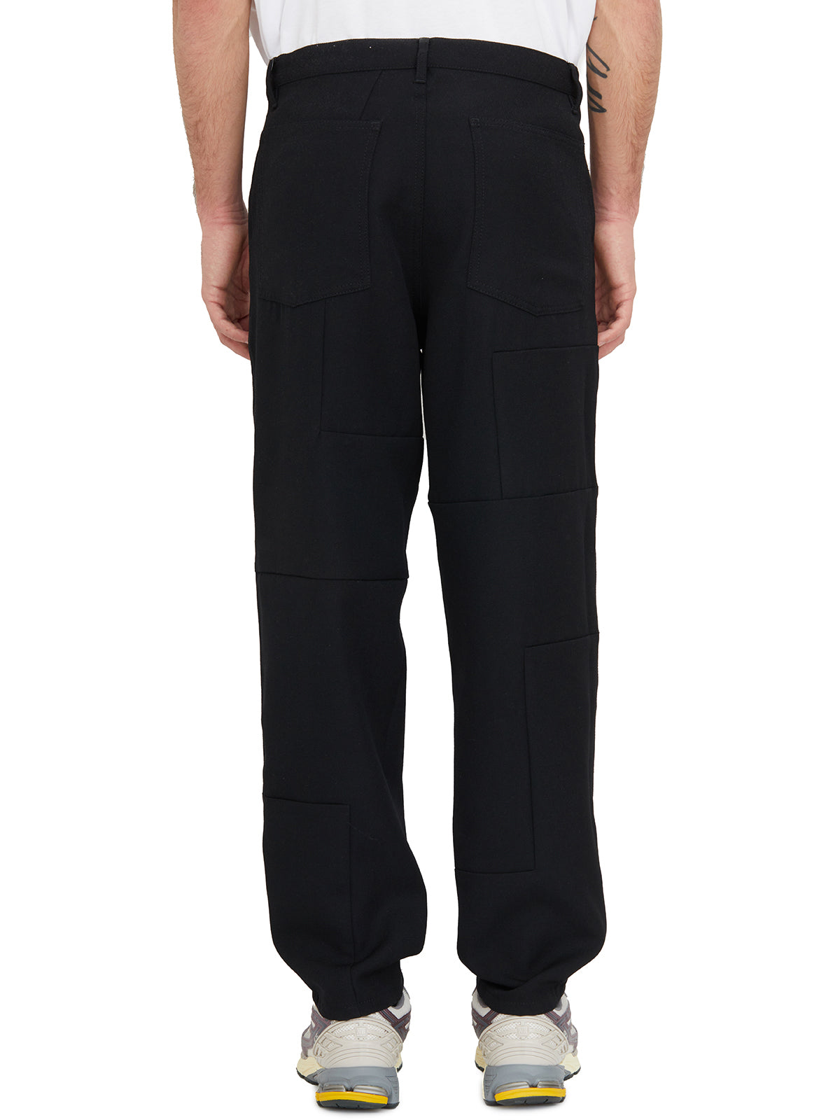 COMME DES GARÇONS SHIRT Stylish Wool Sartorial Pants for Men in Black - SS24