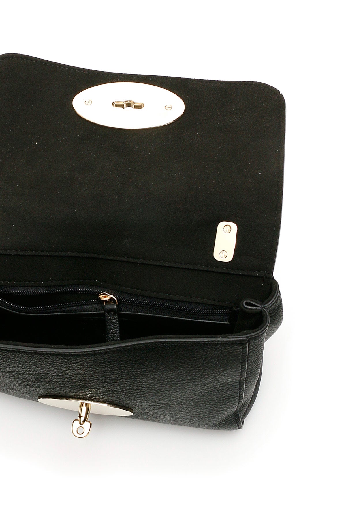 MULBERRY Versatile Black Leather Crossbody Bag for Fashionable Women