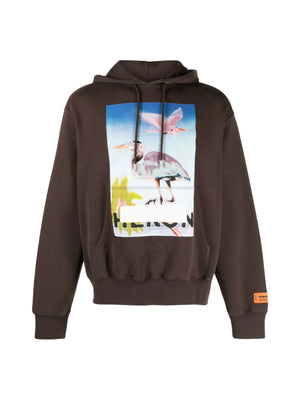 HERON PRESTON Censored Logo Hoodie - Stylish Long Sleeve Sweatshirt for Men