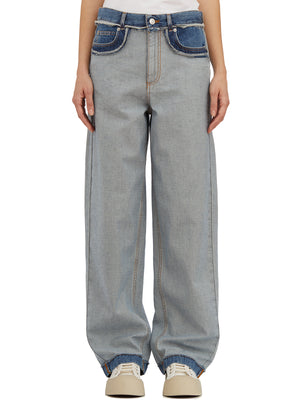 MARNI Blue Denim Trousers