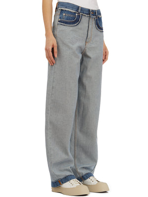 MARNI Blue Denim Trousers