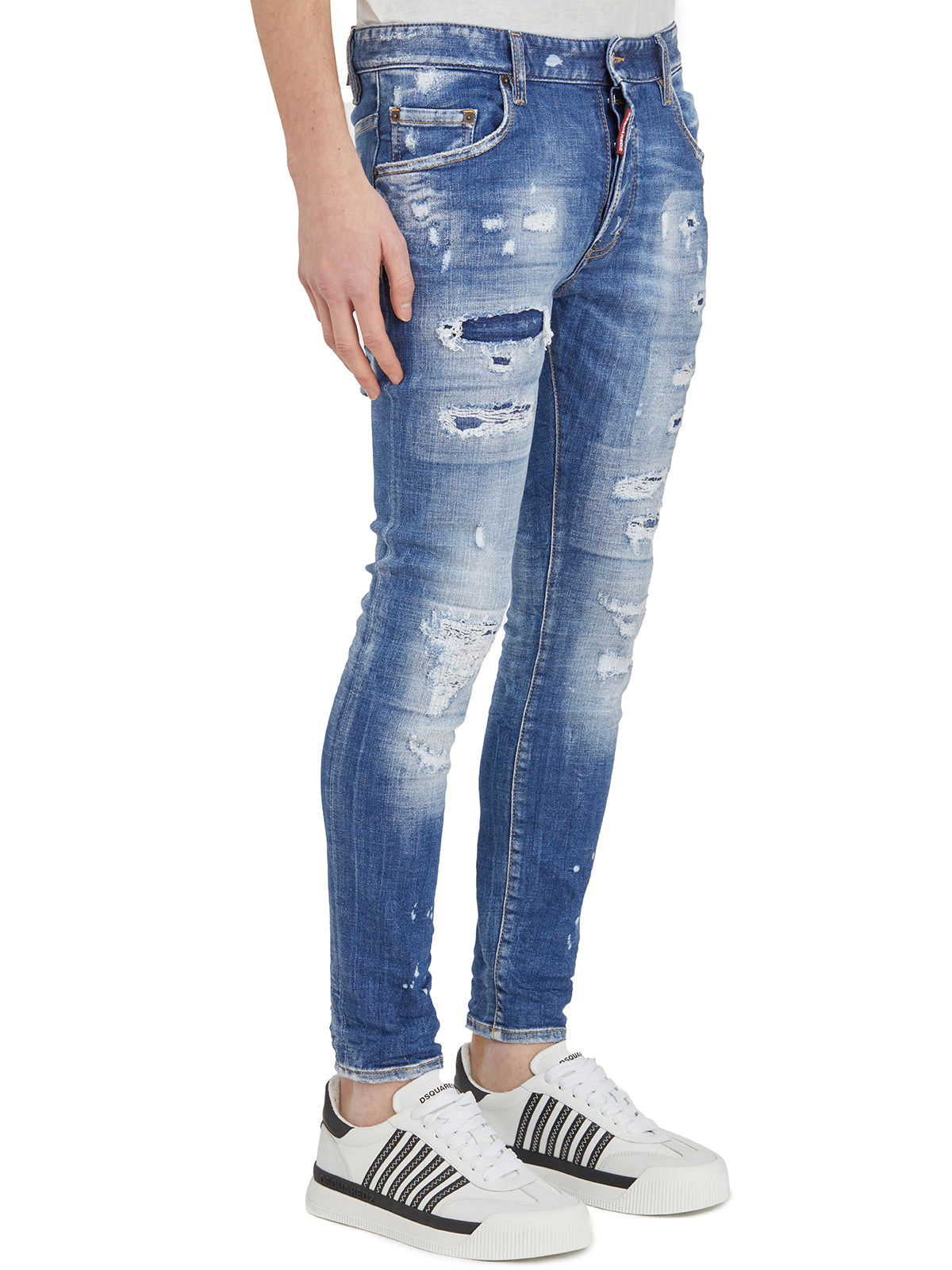 DSQUARED2 Men's Light Blue Denim Jeans for SS24 Collection