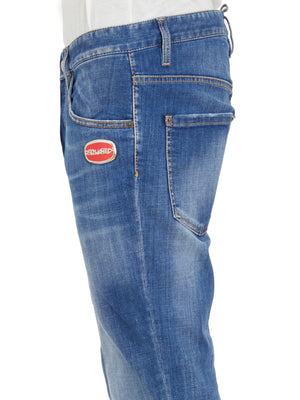 DSQUARED2 Blue Denim Skater Jeans for Men - SS24